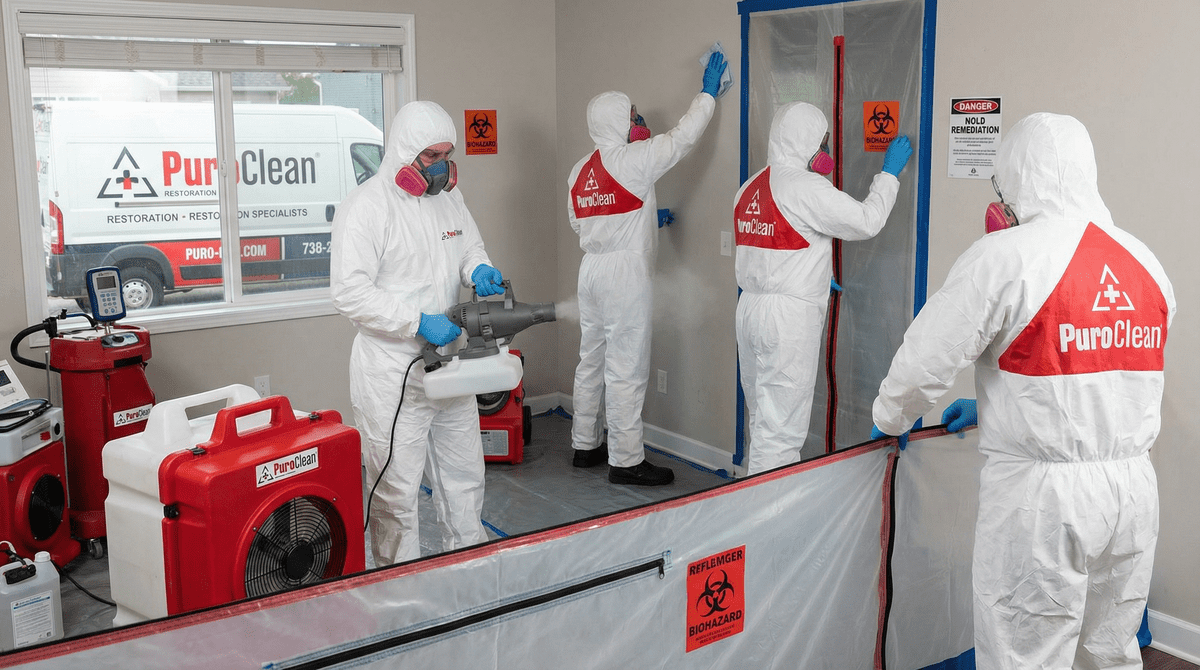 PuroClean emergency restoration logo