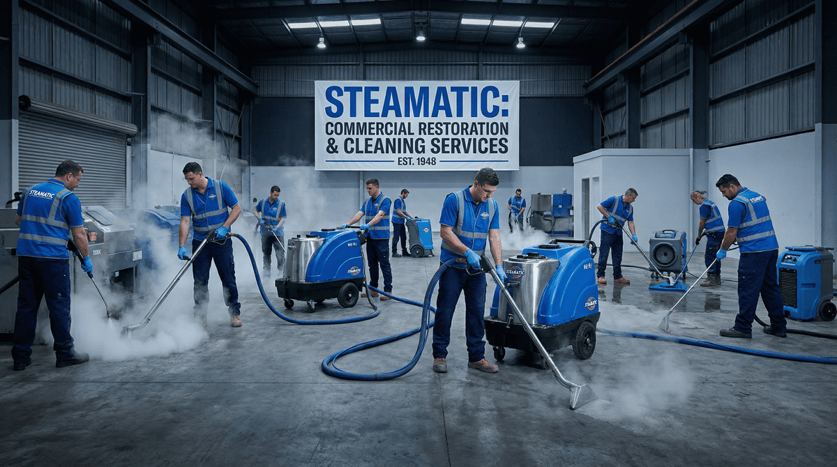 Steamatic restoration services logo